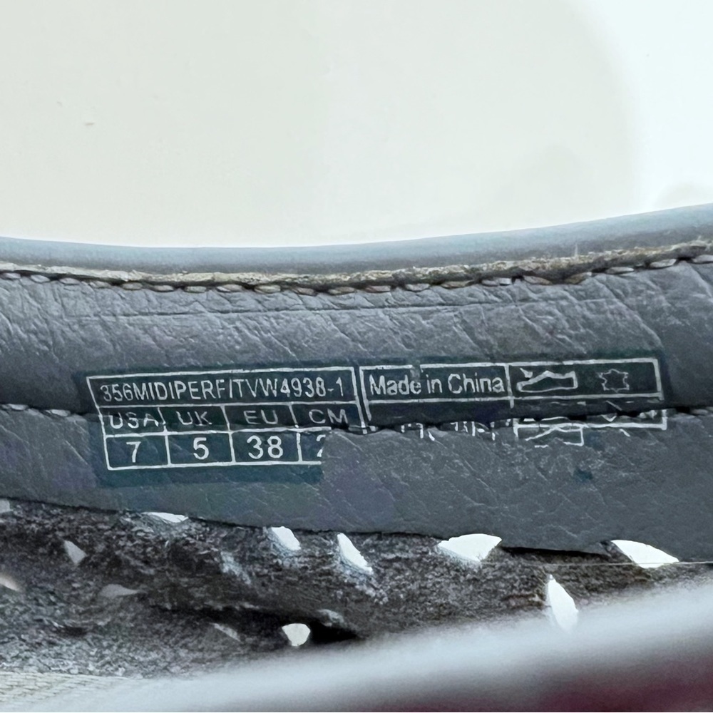 Vionic Splendid Midi Perf Suede Slip-On Blue Size… - image 8